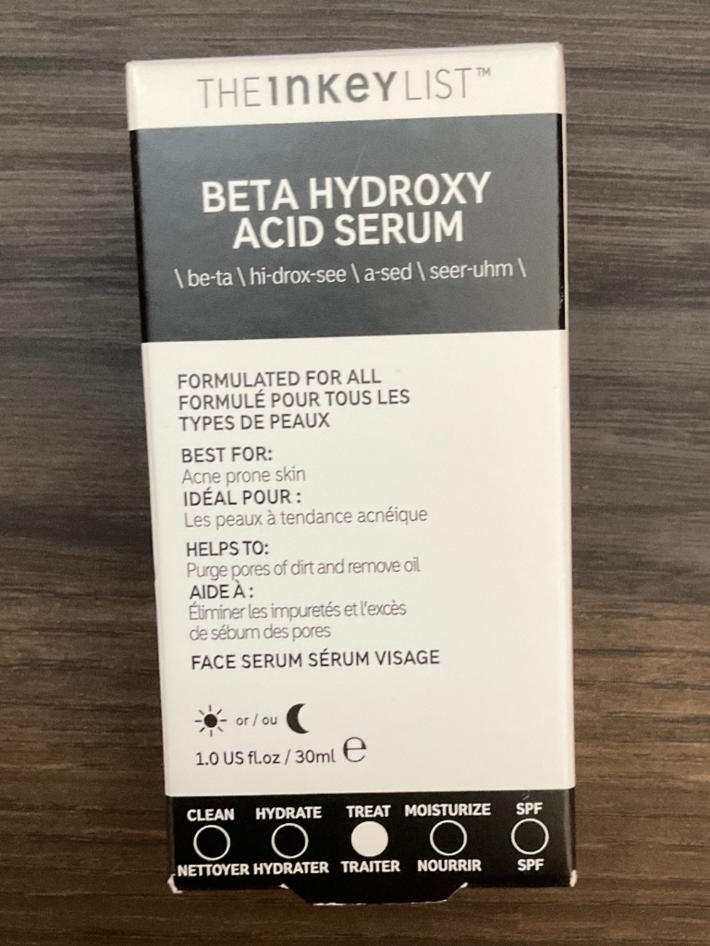 NWT The Inkey List Beta Hydroxy Acid (BHA) Serum 30 ml